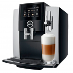 Jura - S8 Espresso Machine with 15 bars of pressure and Milk Frother - Moonlight Silver