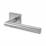 Linnea 304 Grade Stainless Steel LL2 Privacy Door Lever Set with Small Rose