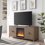 Camden&Wells - Juniper Crystal Fireplace TV Stand for Most TVs up to 65