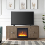 Camden&Wells - Juniper Crystal Fireplace TV Stand for Most TVs up to 65