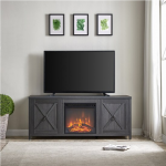 Camden&Wells - Granger Log Fireplace TV Stand for Most TVs up to 65