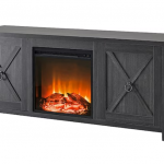 Camden&Wells - Granger Log Fireplace TV Stand for Most TVs up to 65