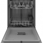 GE - Front Control Dishwasher with 60dBA - White