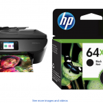 Package - HP - HP ENVY Photo 7855 and 64XL High-Yield Ink Cartridge - Black