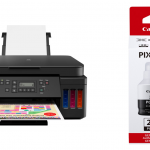 Package - Canon - PIXMA MegaTank G6020 Wireless All-In-One Inkjet Printer - Black and MegaTank GI-20 Pigment Black Ink Bottle - Pigment Black