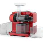 Omega Cold Press 365® Masticating Slow Juicer with OnBoard Storage, Red - Red