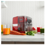 Omega Cold Press 365® Masticating Slow Juicer with OnBoard Storage, Red - Red