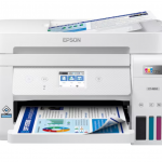 Epson - EcoTank ET-4850 All-in-One Inkjet Cartridge-Free Supertank Printer - White