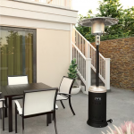 Fire Sense - Onyx & Stainless Steel Performance Patio Heater - Onyx