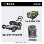  EGO Power+ LM2102SP 21 in. 56 V Battery Self-Propelled Lawn Mower Kit (Battery & Charger) 