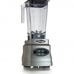 Omega OM7560S 10-Speed 3HP Countertop Blender with 64oz Jar, Silver - Silver