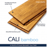 CALI  Fossilized Mocha Bamboo 5-in W x 9/16-in T Smooth/Traditional Solid Hardwood Flooring (19.91-sq ft)