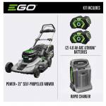  EGO Power+ LM2102SP-A 21 in. 56 V Battery Self-Propelled Lawn Mower Kit (Battery & Charger) W/ 2 BATTERIES INCLUDED 