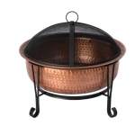 Fire Sense - Palermo Wood Burning Copper Fire Pit - Copper