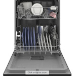 Hotpoint - Front Control Dishwasher with 60dBA - Black