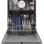GE - Front Control Built-In Dishwasher, 52 dBA - Slate