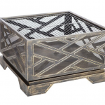 Fire Sense - Catalano Square Fire Pit - Antique bronze