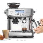 Breville - the Barista Pro Espresso Machine with 15 bars of pressure, Milk Frother and intergrated grinder - Brushed Stanless Steel
