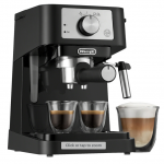 De'Longhi - Stilosa 15 Bar Pump Espresso Machine - Black and Stainless