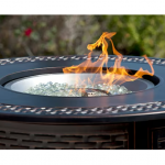 Fire Sense - Bellante Woven Cast Fire Pit - Bronze