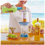 Margaritaville Key West Frozen Concoction Maker with Easy Pour Jar and XL Ice Reservoir - Silver