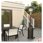 Fire Sense - Kaffee Finish Performance Patio Heater - Kaffee