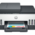 HP - Smart Tank 7301 Wireless All-In-One Inkjet Printer with up to 2 Years of Ink Included - White & Slate