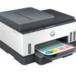 HP - Smart Tank 7301 Wireless All-In-One Inkjet Printer with up to 2 Years of Ink Included - White & Slate