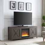 Camden&Wells - Granger Crystal Fireplace TV Stand for Most TVs up to 65