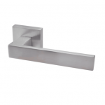 Linnea 304 Grade Stainless Steel LL100 Privacy Door Lever Set with Small Square Rose