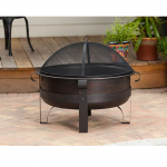 Fire Sense - Cornell Wood Burning Fire Pit - Bronze