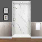 Transolid  Expressions 48-in W x 36-in D x 96-in H Bianca Alcove Panel Kit Shower Wall Surround