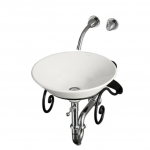 KOHLER  Conical Bell White Vessel Round Traditional Bathroom Sink (16.25-in x 16.25-in)