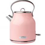 Haden  Heritage 1.7 Liter (7 Cup) Stainless Steel Electric Kettle with Auto Shut-Off and Boil-Dry Protection -75043