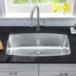 BLANCO  Performa Undermount 32-in x 19-in Satin Polished Single Bowl Stainless Steel Kitchen Sink