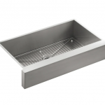 KOHLER  Vault Dual-mount 35.5-in x 21.25-in Stainless Steel Single Bowl Stainless Steel Kitchen Sink