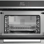 Fisher & Paykel - 24 in. Built-In Single Electric Wall Convection Wall Oven - Black