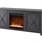 Camden&Wells - Granger Crystal Fireplace TV Stand for Most TVs up to 65