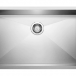 BLANCO  Precision Undermount 32-in x 19-in Satin Polished Single Bowl Stainless Steel Kitchen Sink