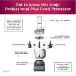 Ninja  9 Cups 1000-Watt Black 1-Blade Food Processor