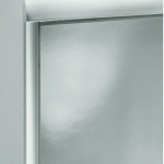 KOHLER  Levity 74-in H x 56.625-in to 59.625-in W Frameless Sliding Vibrant Brushed Nickel Shower Door (Clear Glass)