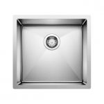 BLANCO  Precision Undermount 18.93-in x 18-in Satin Polished Single Bowl Stainless Steel Kitchen Sink