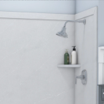 FlexStone  Adaptable 60-in W x 60-in D x 80-in H Sea Salt Alcove Panel Kit Shower Wall Surround