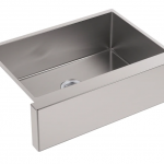 KOHLER  Strive Farmhouse Apron Front 29.5-in x 21.25-in Stainless Steel Single Bowl Stainless Steel Kitchen Sink