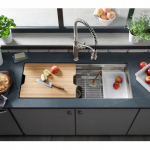 KOHLER  Prolific Undermount 44-in x 11.0625-in Stainless Steel Single Bowl Stainless Steel Workstation Kitchen Sink with Drainboard