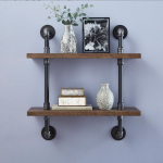 allen + roth  Rustic Shelf Kit 23.75-in L x 8-in D (2 Decorative Shelves)