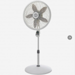 Lasko  54.5-in 3-Speed Indoor White Oscillating Pedestal Fan