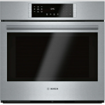 Bosch  800 Series 30-in Self-cleaning Convection European Element Single Electric Wall Oven (Stainless Steel)