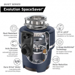 InSinkErator  Evolution SpaceSaver Non-corded 5/8-HP Continuous Feed Noise Insulation Garbage Disposal