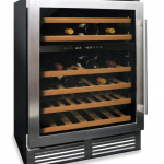 Maxximum  23.5-in W 46-Bottle Capacity Black Cabinet Dual Zone Cooling Built-In/freestanding Wine Cooler